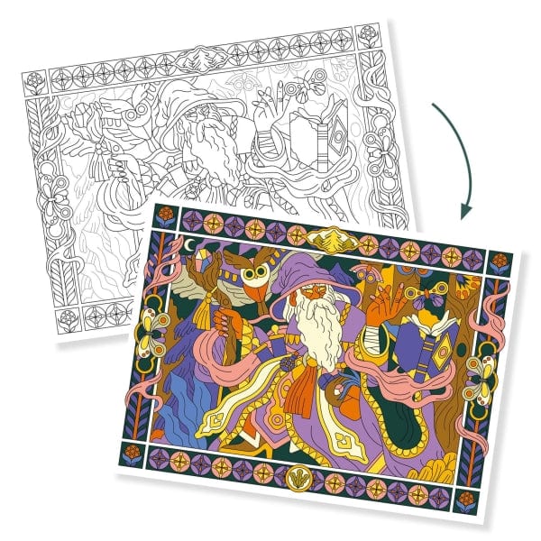 Design By Djeco Arte y Manualidades Dibujos para colorear mitos y leyendas