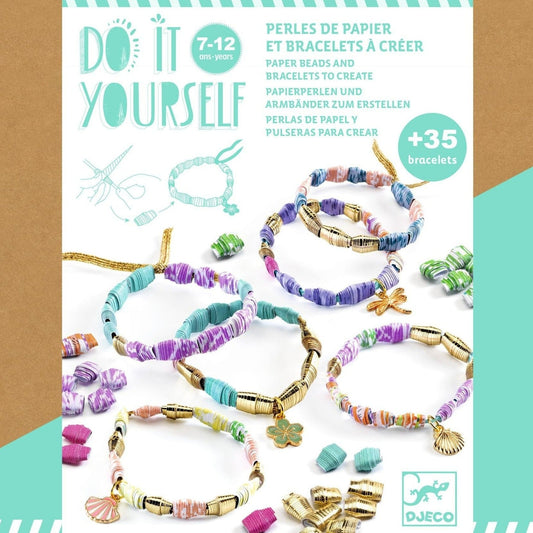 Design By Djeco Arte y Manualidades Hazlo Tú Mismo - Pulseras Elegantes y Doradas DJ07972