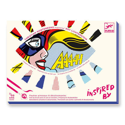 Design By Djeco Arte y Manualidades Pintar superheroes con lápices plumones