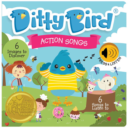 Ditty Bird Libros Libro Interactivo Musical Action Songs DI013