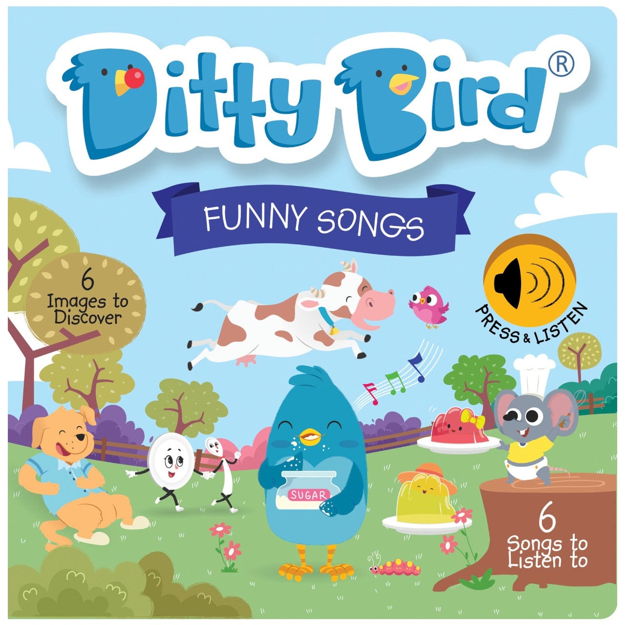 Ditty Bird Libros Libro Interactivo Musical Funny Songs DI018