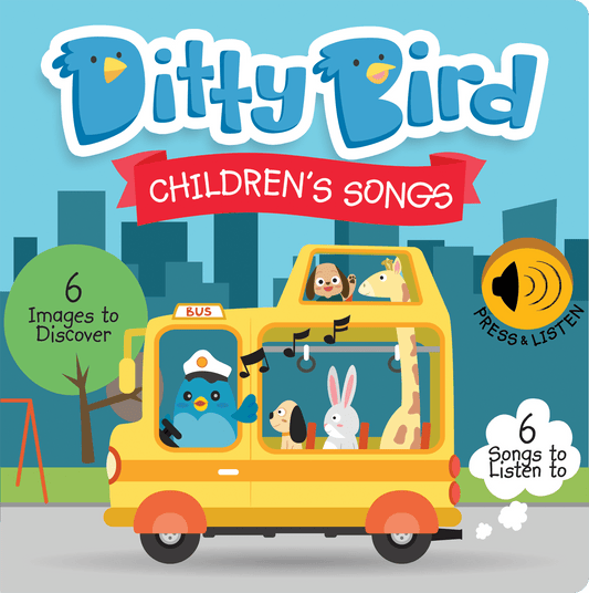 Ditty Bird Libros Libro Musical Canciones Infatiles DI001