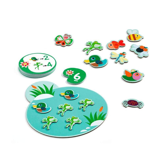 DJECO Destreza y Habilidades +5 Juego de Sumas Eduludo DJ08312