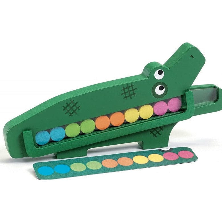 DJECO Destreza y Habilidades Juego Educativo De Madera Crococroc DJ01629