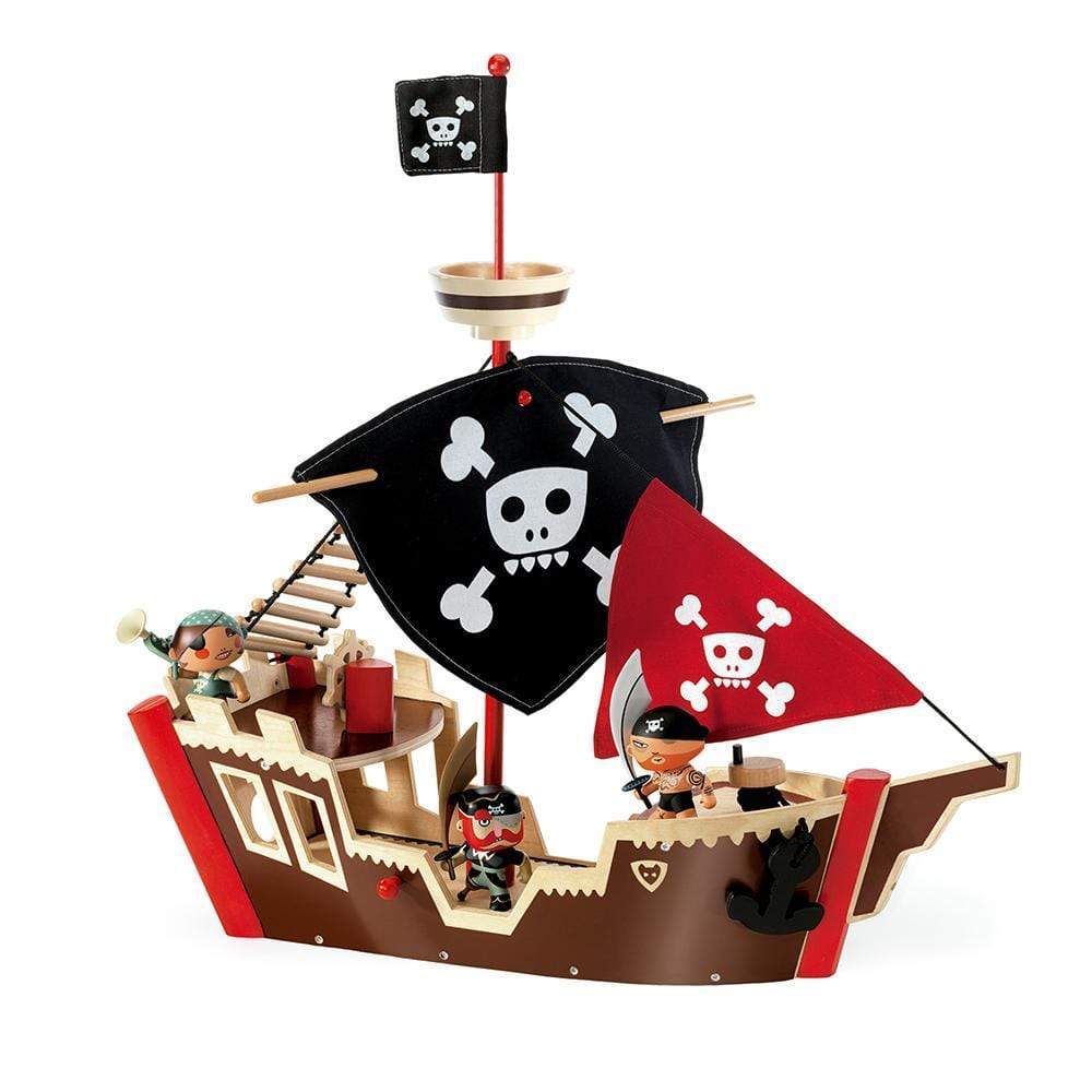 DJECO Figuras de colección Barco Pirata Arty Toys DJ06830