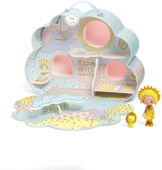 DJECO Figuras de colección Figura y casa Coleccionable Sunny & Mia Tinyly DJ06953