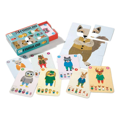 DJECO Juegos de mesa Juego de cartas Familou DJ05103