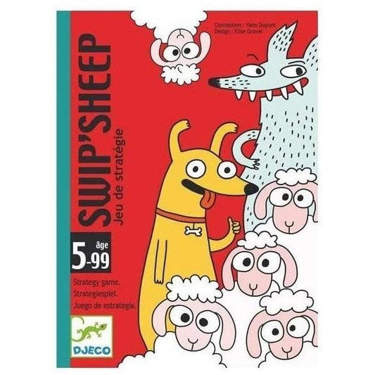 DJECO Juegos de mesa Juego de cartas Swip'Sheep DJ05145