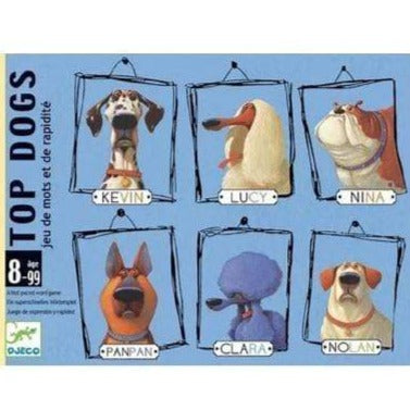 DJECO Juegos de mesa Juego de Cartas Top Dogs DJ05099