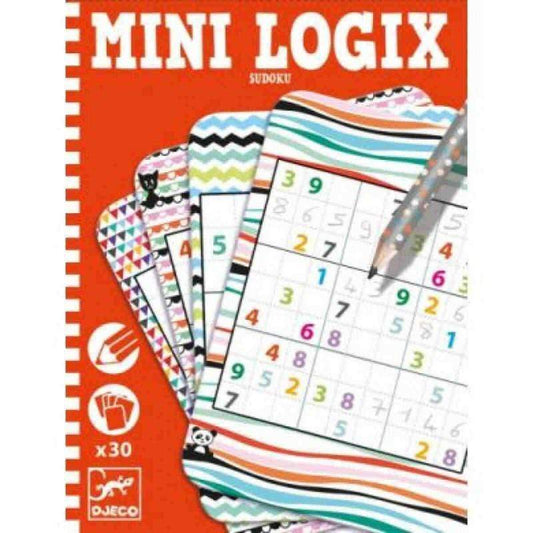 DJECO Juegos de mesa Juego de Lógica Mini Logix Sudoku DJ05350