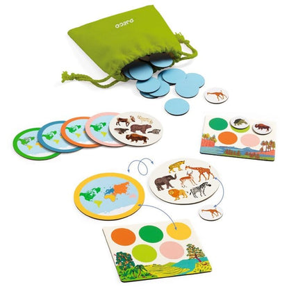 Djeco Juegos de mesa Juego de mesa Animo Mondo