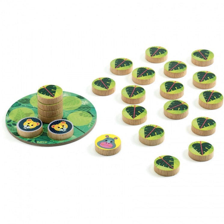 Djeco Juegos de mesa Juego de mesa de madera Oscar & Max DJ08575