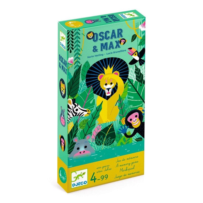 Djeco Juegos de mesa Juego de mesa de madera Oscar & Max DJ08575