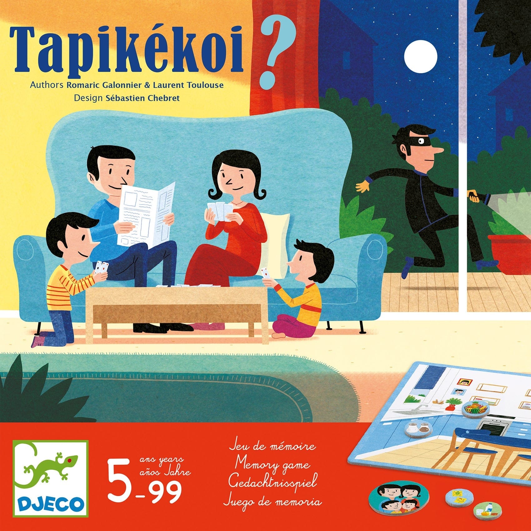 Djeco Juegos de mesa Juego de mesa Tapikékoi DJ08542