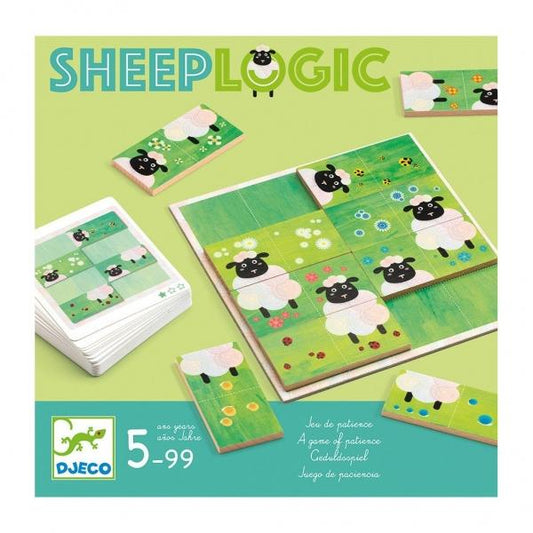 DJECO Juegos de mesa Juego de paciencia Sheep Logic DJ08473