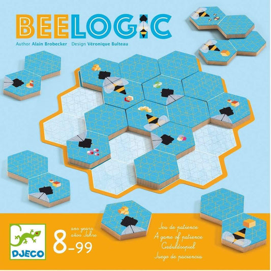 DJECO Juegos de mesa Juego de táctica Bee Logic DJ08548