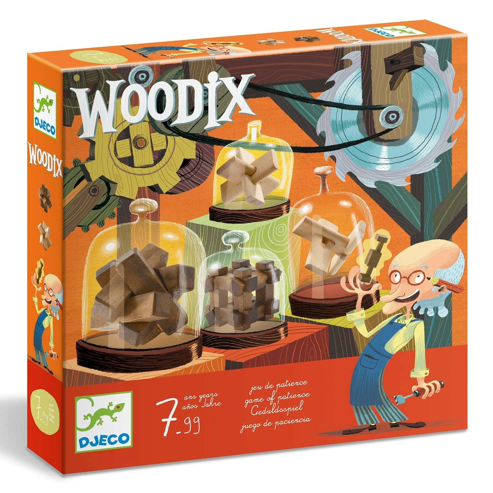 DJECO Juegos de mesa Juegos de Ingenio Woodix DJ08464