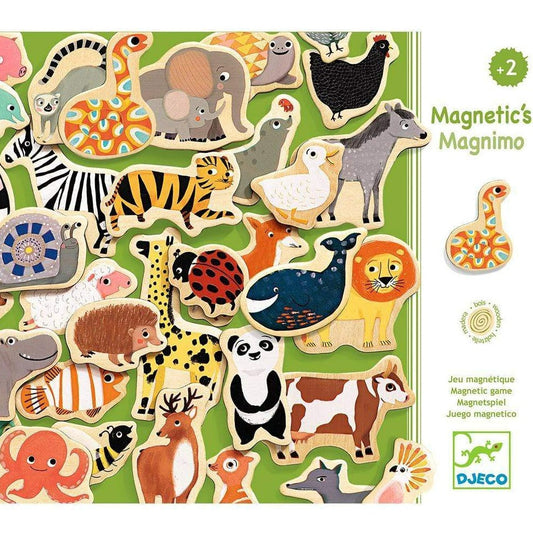 DJECO Juegos Magnéticos Juego Madera Magnético Magnimo DJ03124