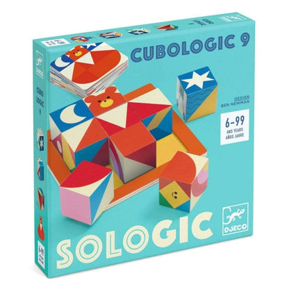 DJECO Puzzles y encajes Juego Cubologic 9 DJ08581