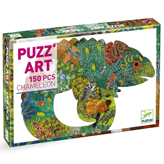DJECO Puzzles y encajes Puzzle Art Camaleon 150 piezas DJ07655