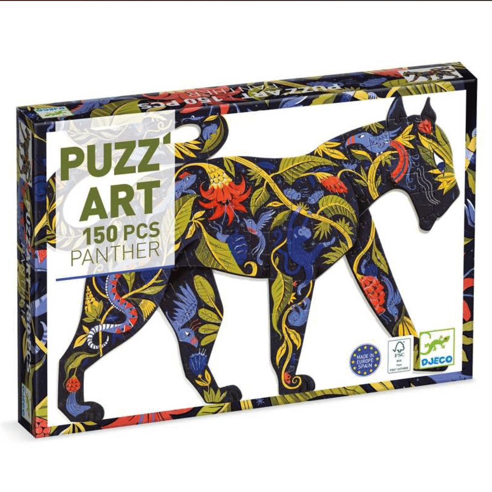 DJECO Puzzles y encajes Puzzle Art Pantera 150 piezas