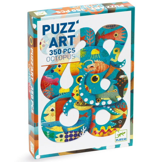 DJECO Puzzles y encajes Puzzle Art Pulpo 350 piezas DJ07651