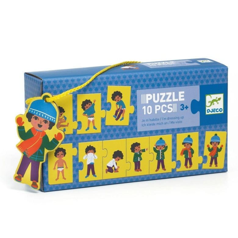 DJECO Puzzles y encajes Puzzle Educativo Yo Me Visto DJ08188