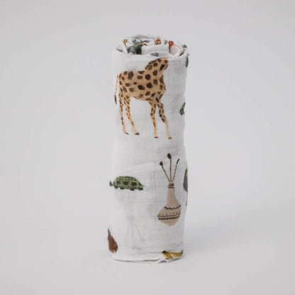 LITTLE UNICORN Accesorios bebé Manta Deluxe Swaddle Muselina - Safari UB0530