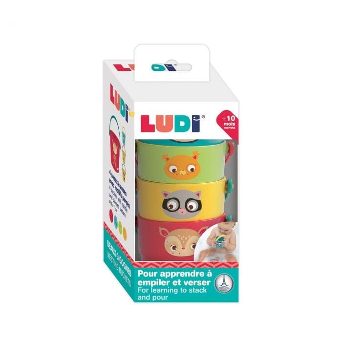 LUDI Juegos para el Baño Cubos de agua LU40057