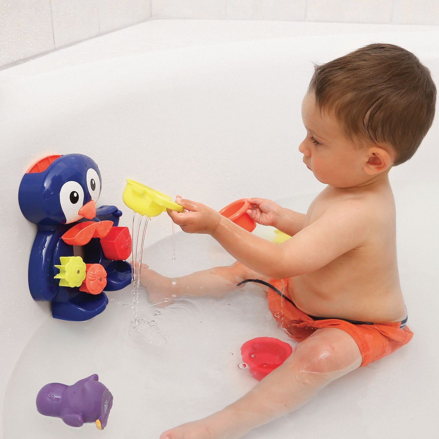 LUDI Juegos para el Baño Juego de baño de Pingüino LU2240
