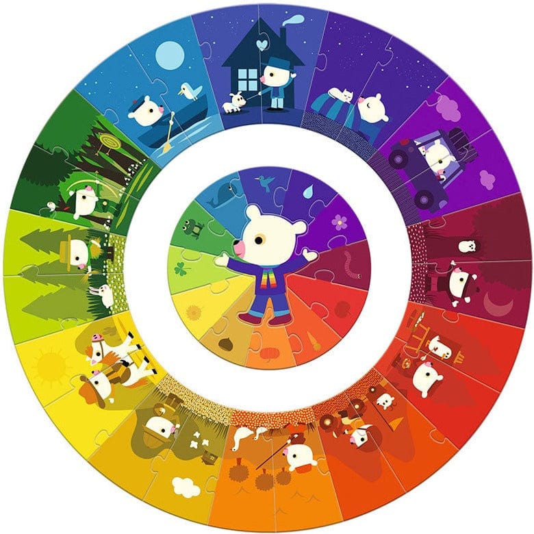 Pichintun Puzzle Gigante Circulo De Colores DJ07017