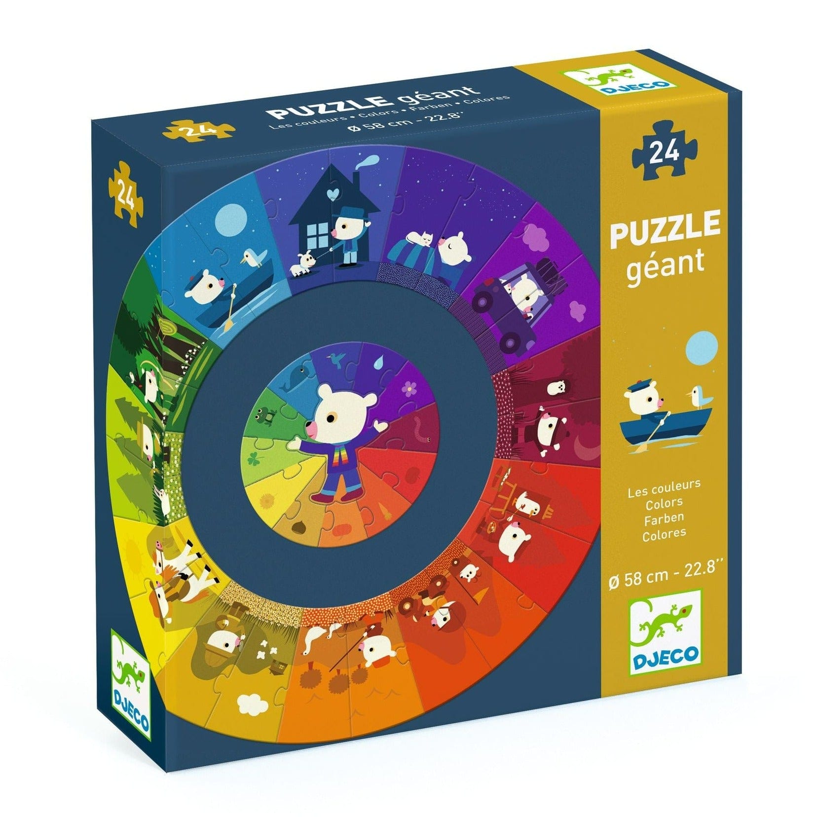 Pichintun Puzzle Gigante Circulo De Colores DJ07017