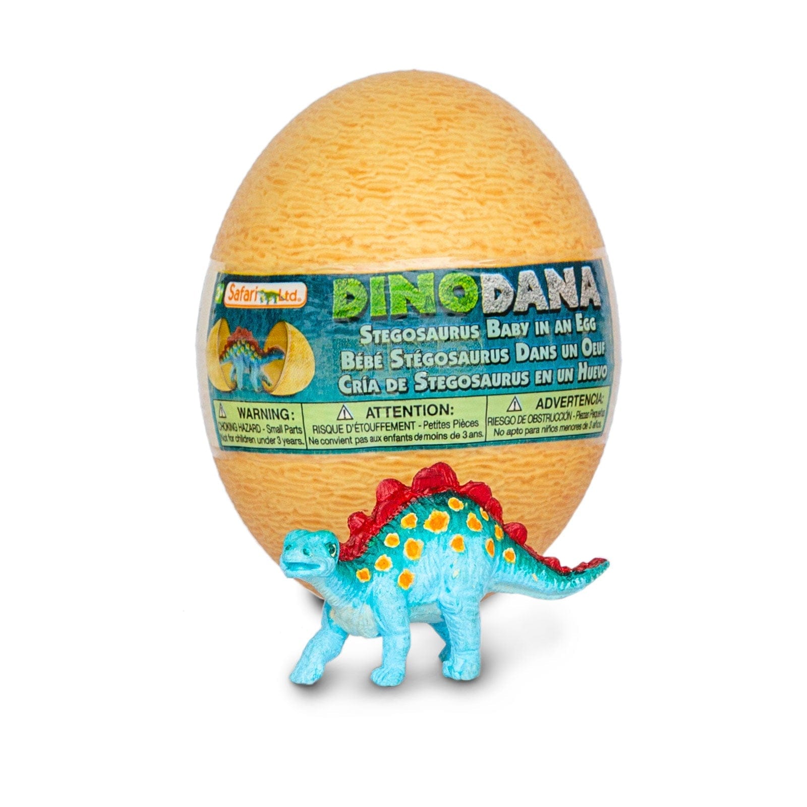 Pichintun Stegosaurus Baby with Egg Dino Dana Coleccionable