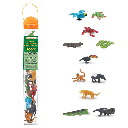 SAFARI Animales y Dinosaurios Coleccionables Figuras de Animales de Bosques Tropicales TOOB Coleccionable SA680504