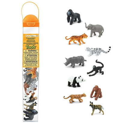 SAFARI Animales y Dinosaurios Coleccionables Figuras de animales en peligro de extinción TOOB Coleccionable SA100109