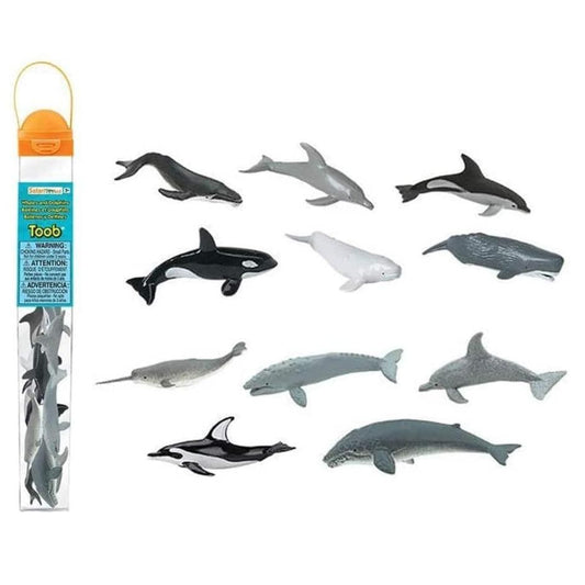 SAFARI Animales y Dinosaurios Coleccionables Figuras de Ballenas y Delfines TOOB Coleccionable SA694704
