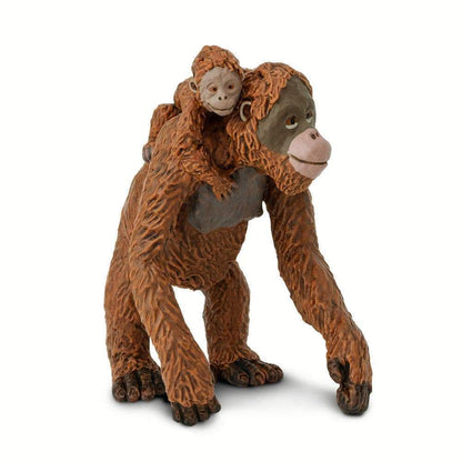 SAFARI Animales y Dinosaurios Coleccionables Orangután con Bebé Coleccionable SA293529