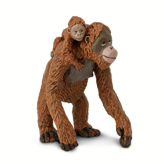 SAFARI Animales y Dinosaurios Coleccionables Orangután con Bebé Coleccionable SA293529