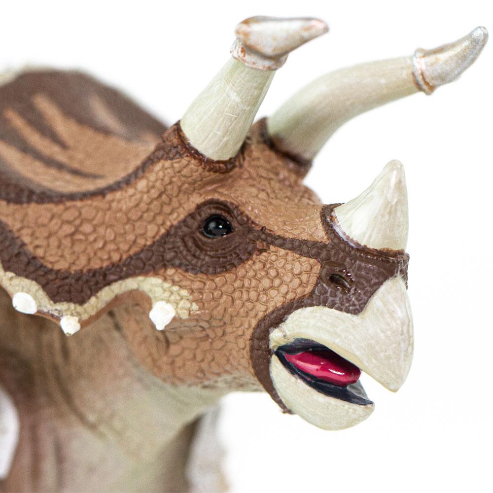 SAFARI Animales y Dinosaurios Coleccionables Triceratops con armadura SA100733